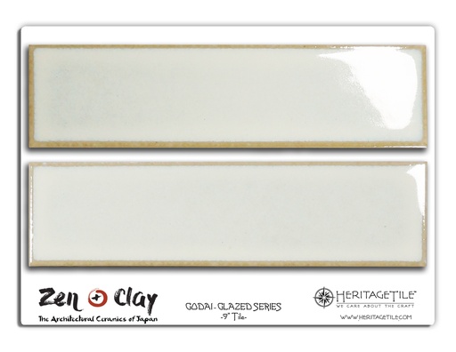 Sample Card - Godai Pearl Glazed 9" Field Tile